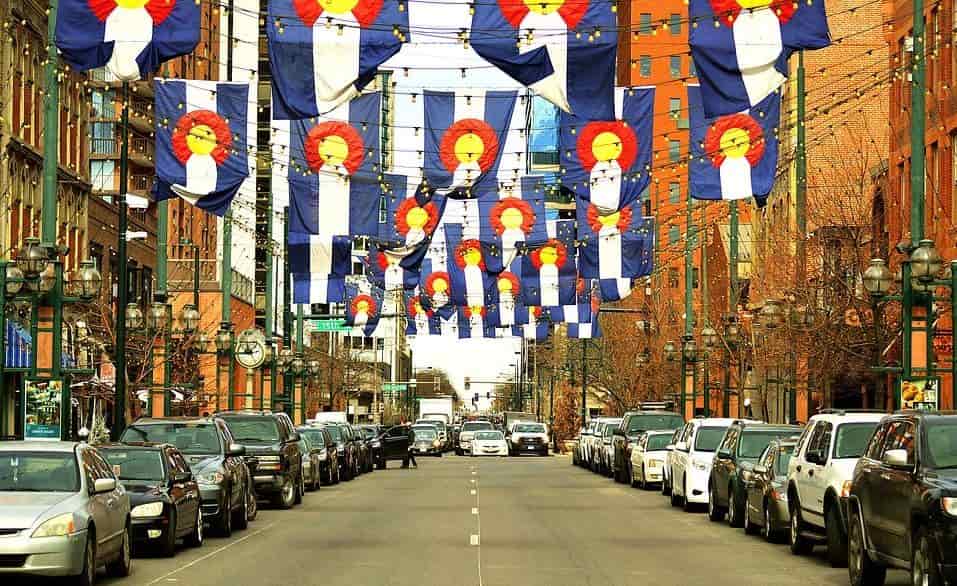 Larimer Street Road in Denver CO